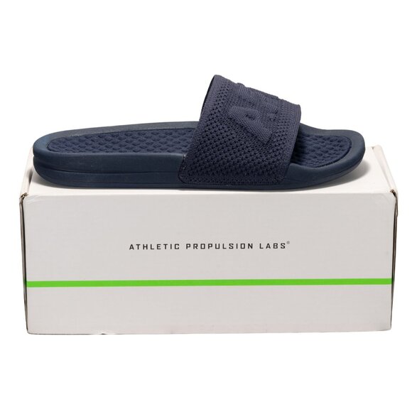 Athletic Propulsion Labs Big Logo Techloom Slide (Navy) Women's Slide Shoe Sz 8M - Picture 8 of 12
